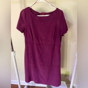 Esprit Suede Purple Dress